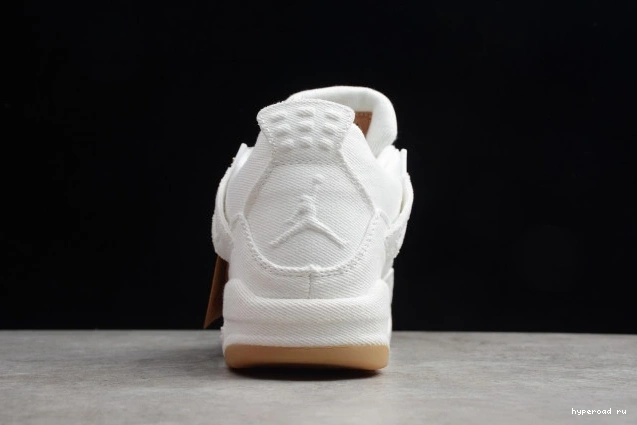 x Air Jordan 4 'White' Levi's AO2571-100 0604